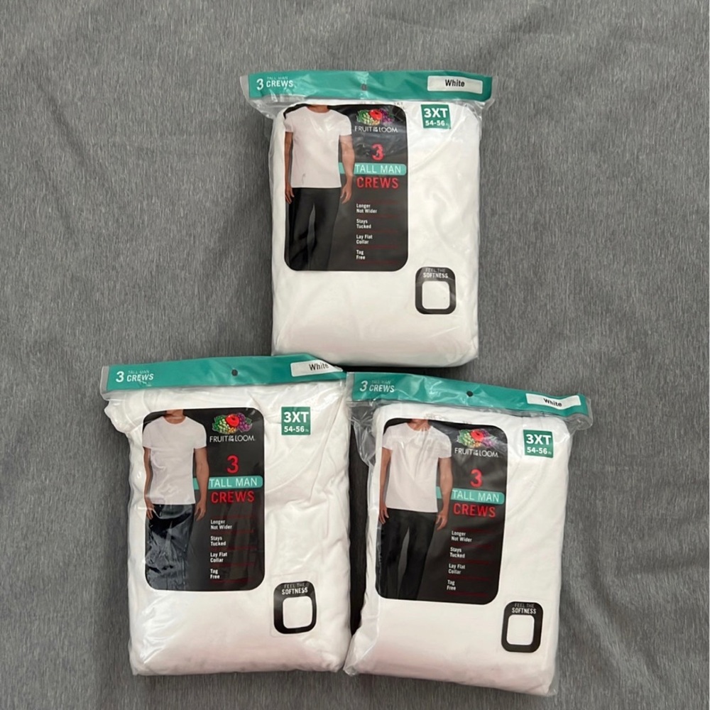 Man White Tees / 3 XL